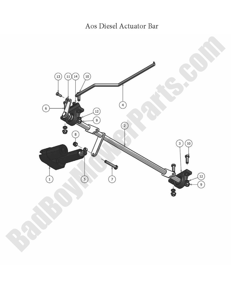 2010 AOS Diesel - Actuator Bar
