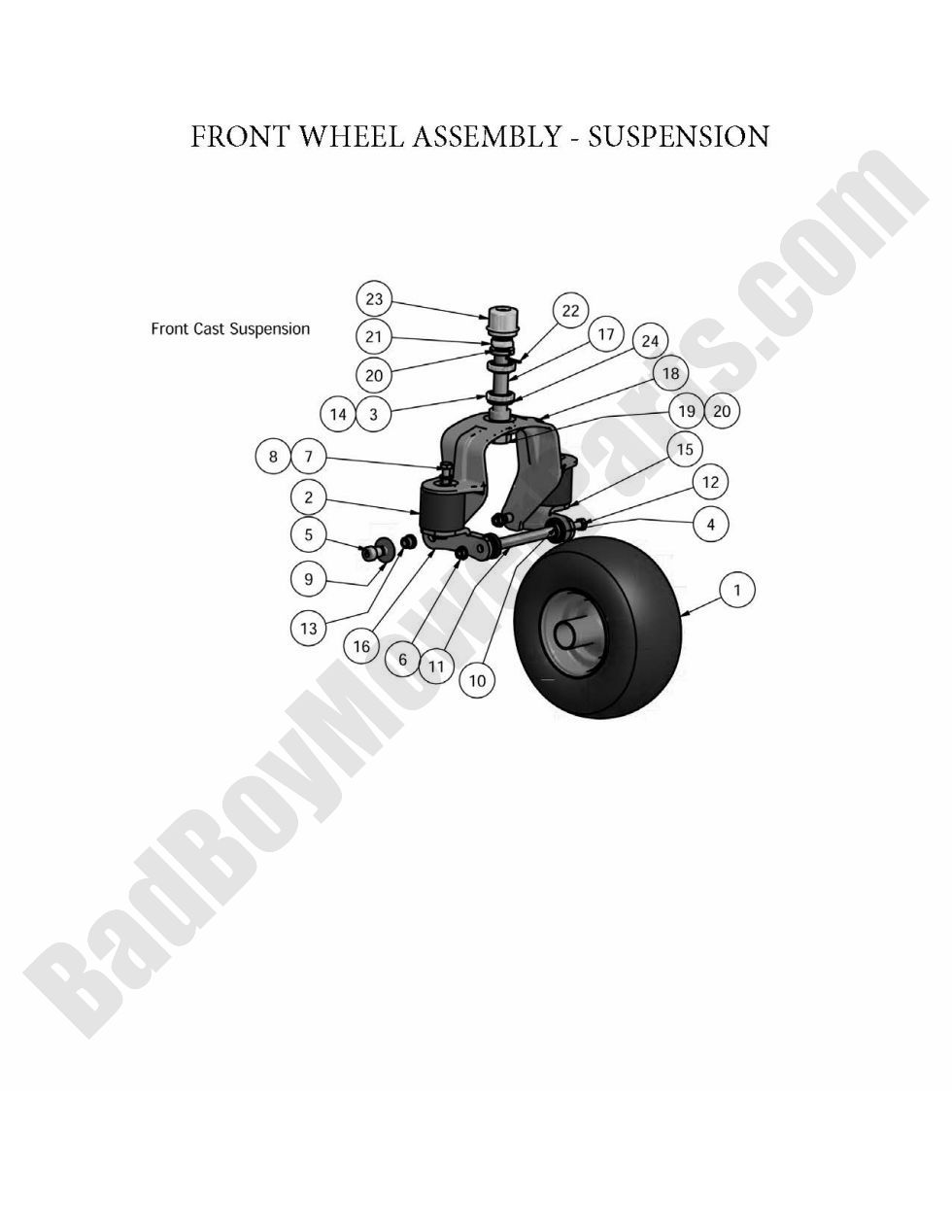 2010 AOS - Front Wheel Assembly