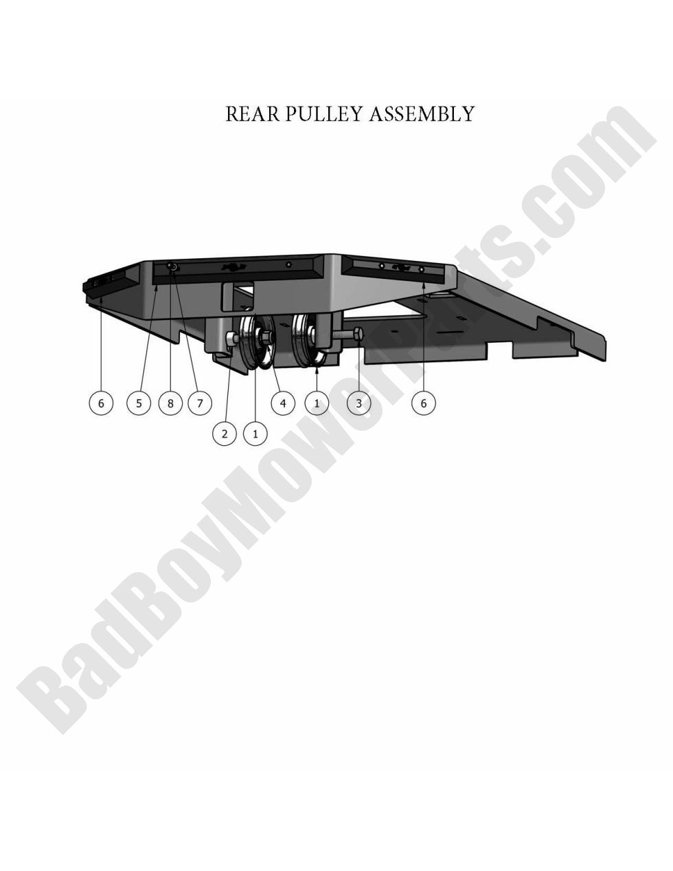 2010 AOS Rear Pulley Assembly