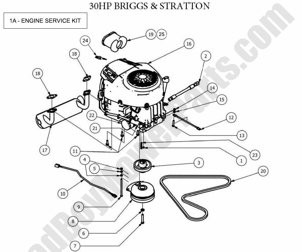 2013 CZT Engine - 30Hp Briggs