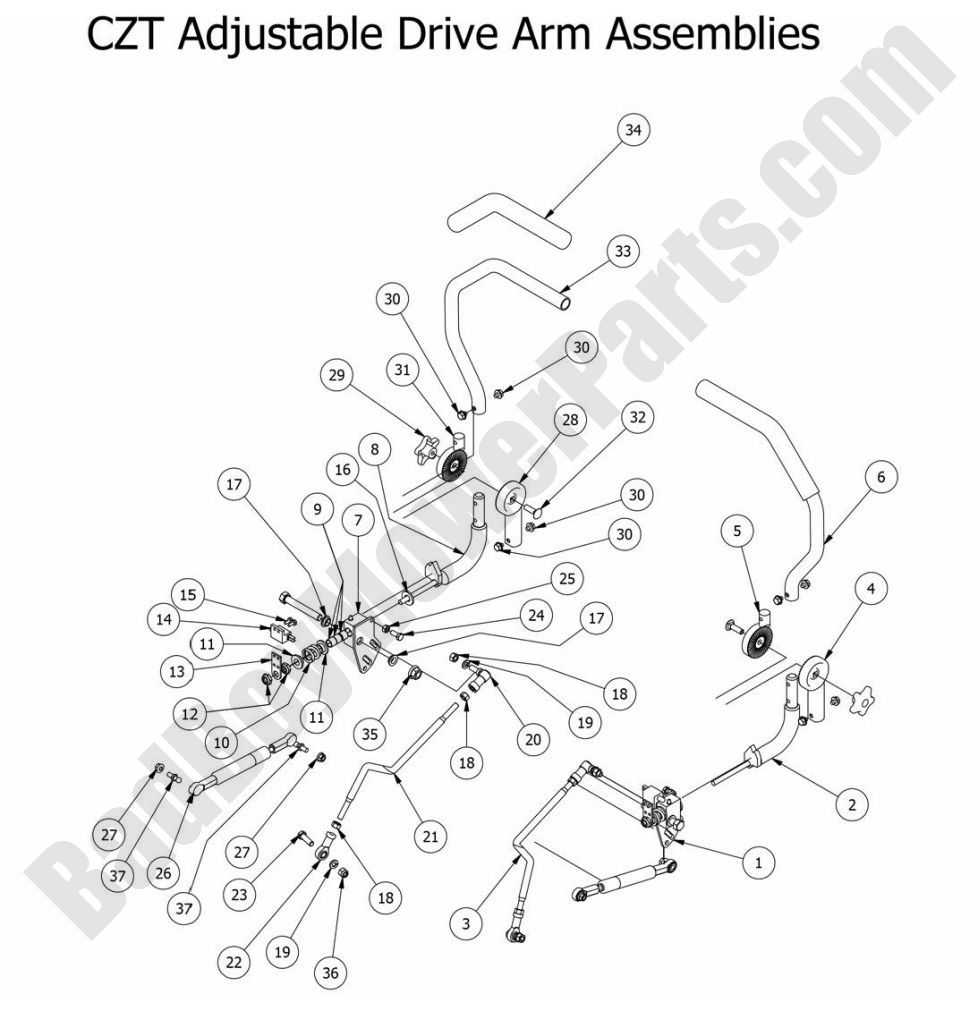 2014 CZT Elite - Drive Arm Assembly