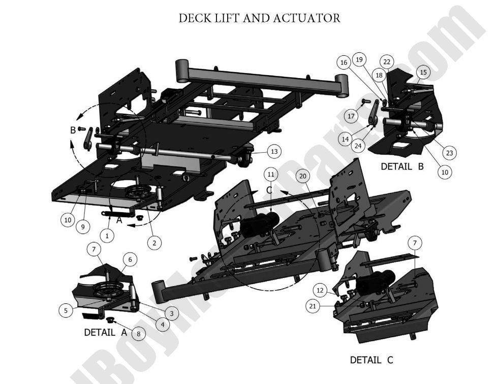 2011 CZT Deck Lift & Actuator
