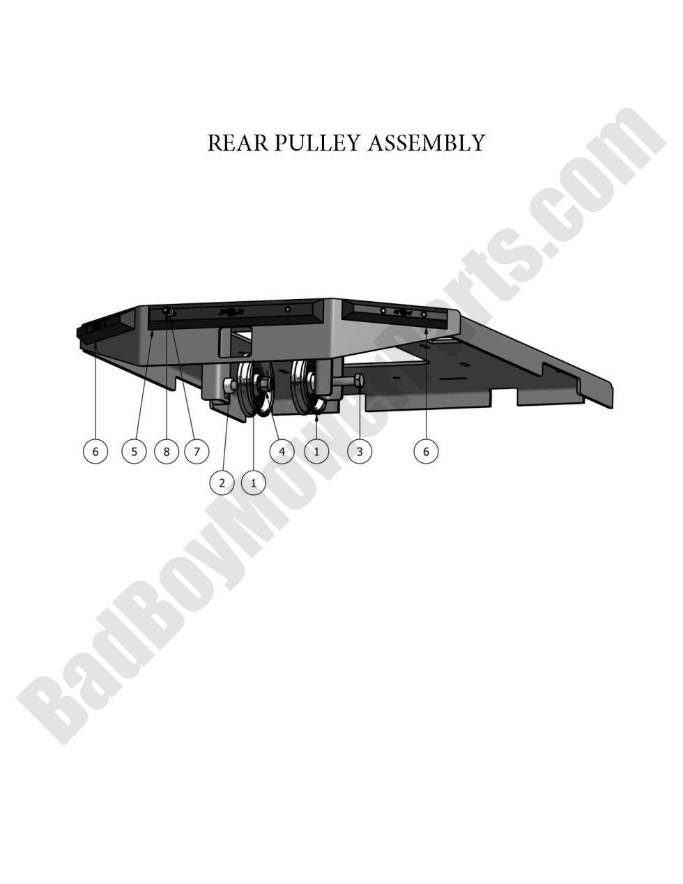 2010 Compact Diesel Rear Pulley Assembly