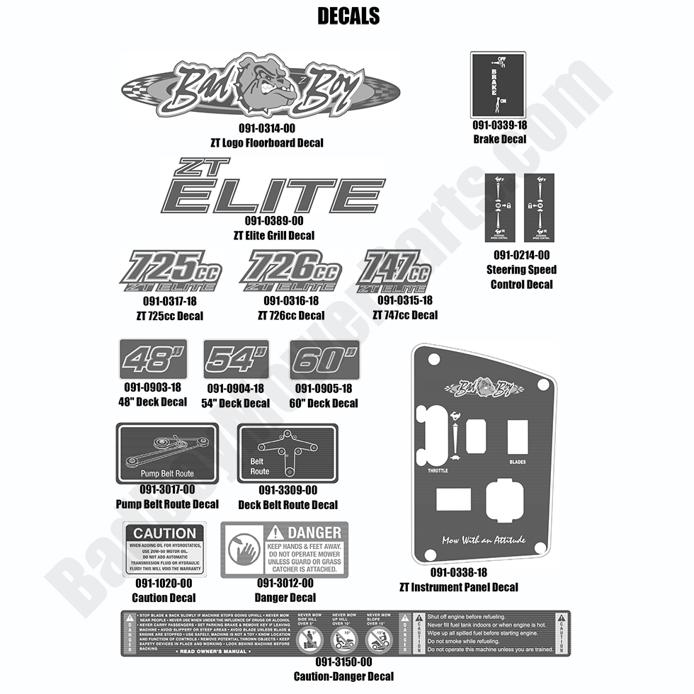 2018 ZT Elite Decals