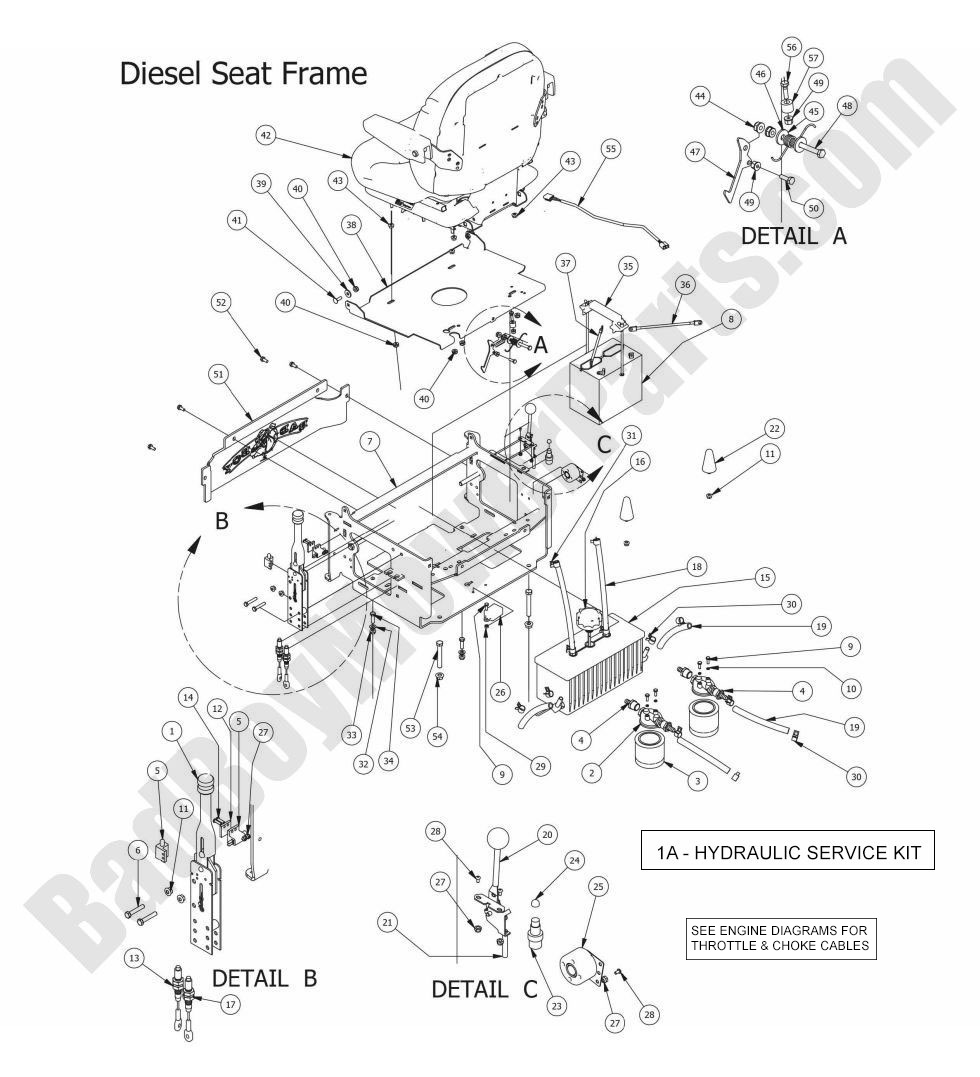 2015 Diesels - Seat Frame