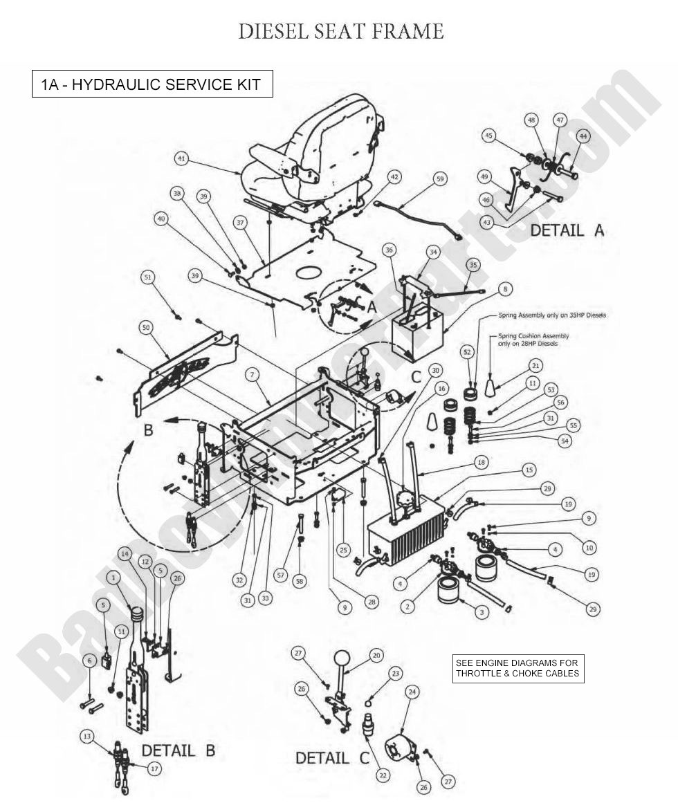 2012 Diesels - Seat Frame