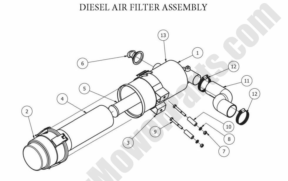 2013 Diesels - Air Filter Assembly