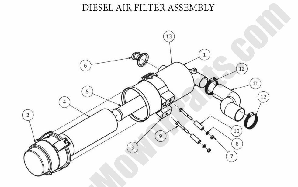 2013 Diesels Air Filter Assembly