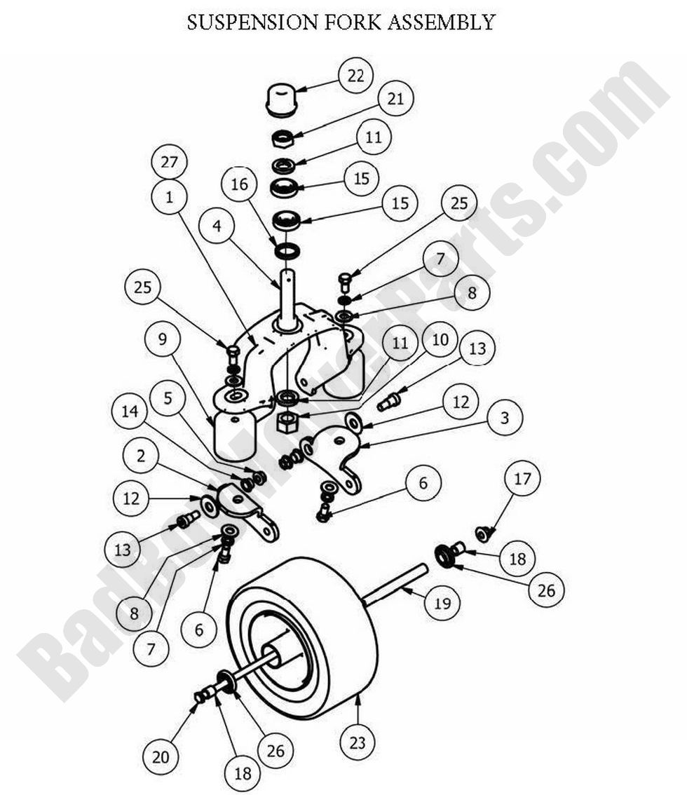 2013 Diesels - Suspension Fork Assembly