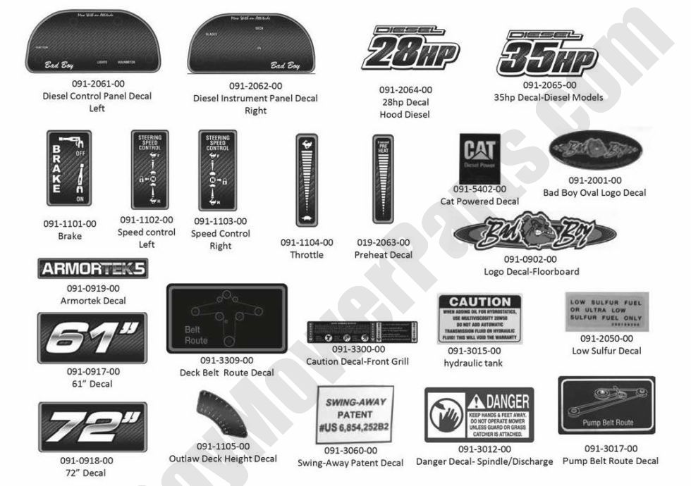 2014 Diesels - Decals