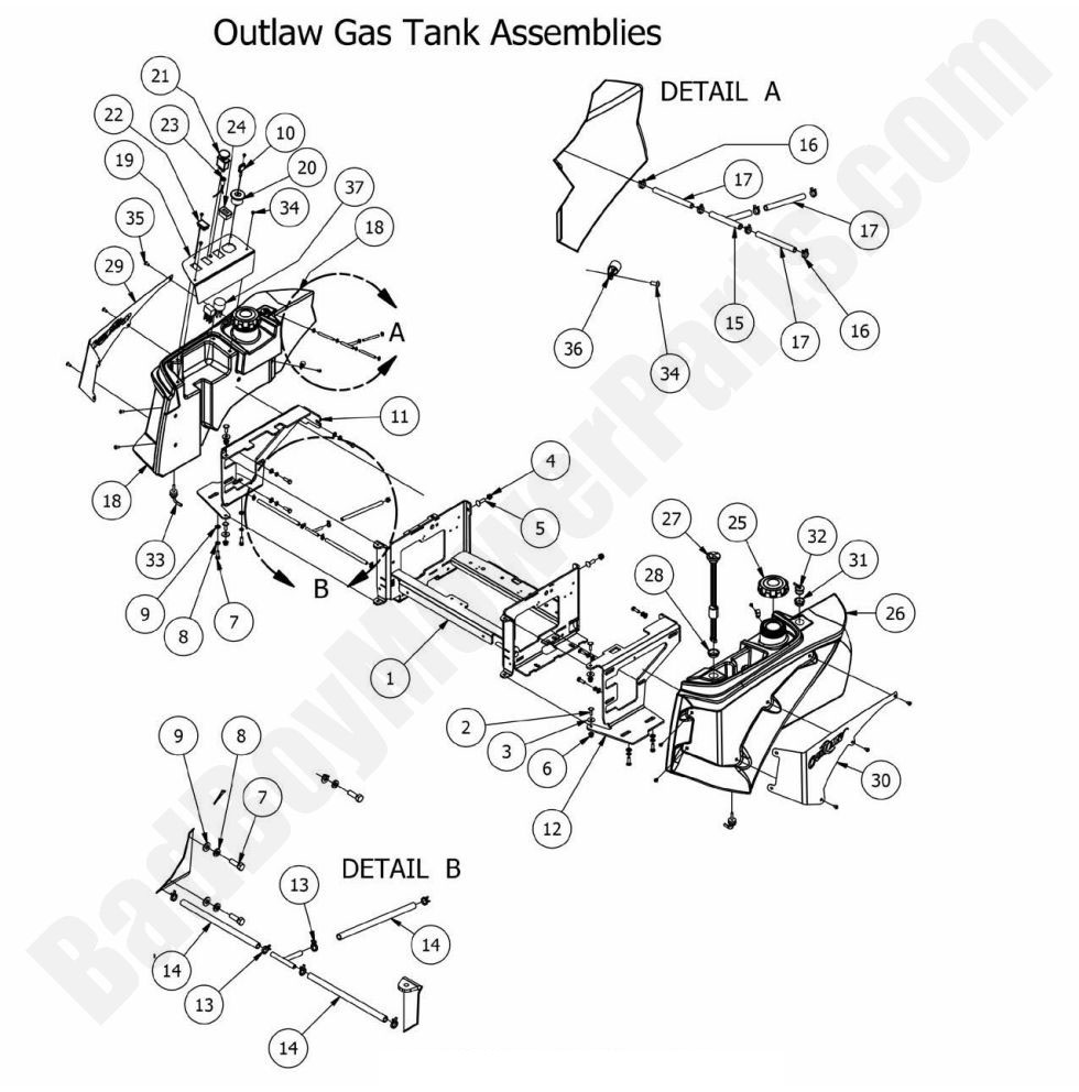 2015 Outlaw & Outlaw Extreme - Fuel Tanks
