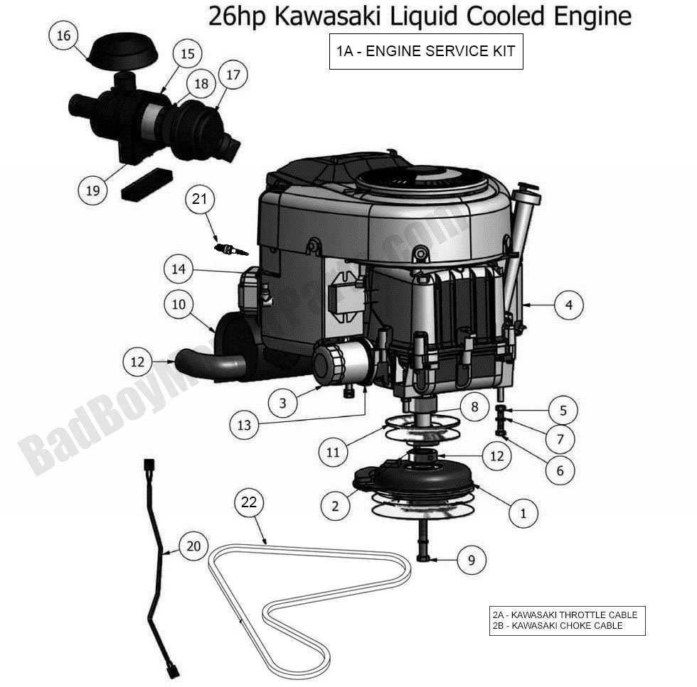 2011 Pup and Lightning - Engine - Kawasaki 26 HP LC