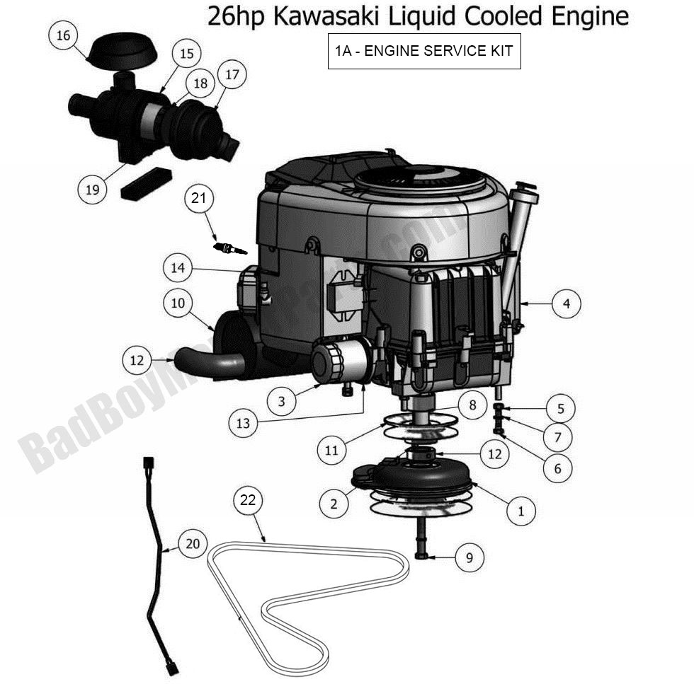 2011 Lightning and Pup Engine - 26Hp Kawasaki LC