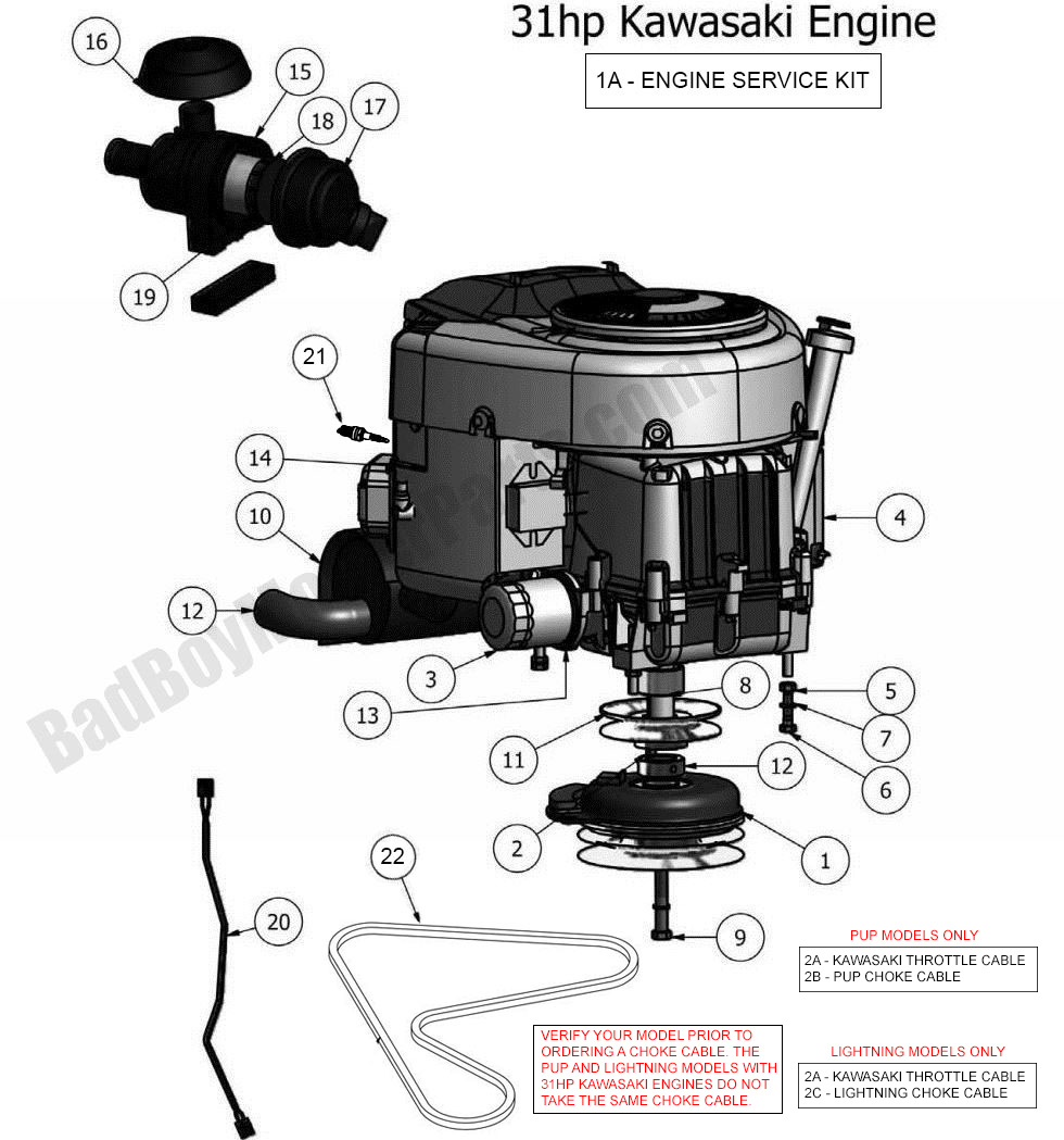 2011 Pup and Lightning - Engine - Kawasaki 31HP