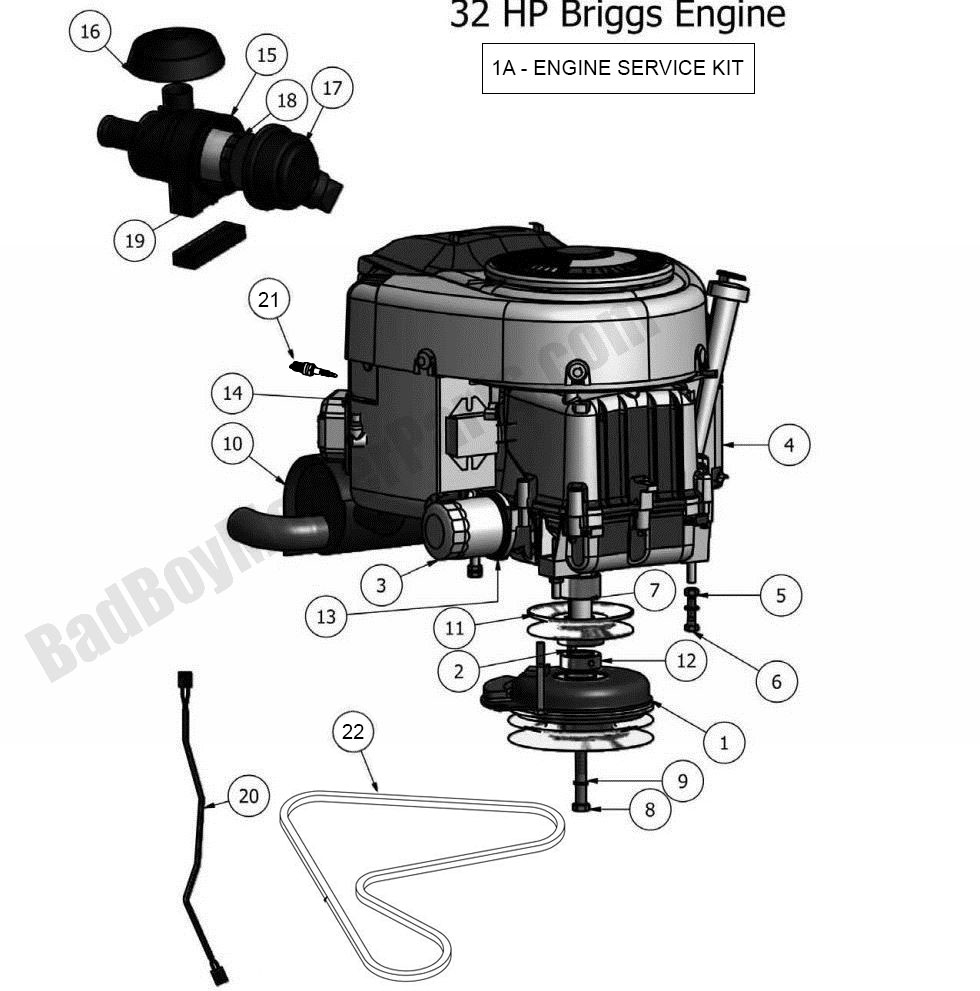 2011 Lightning and Pup Engine - 32Hp Briggs