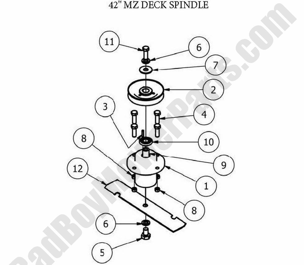 2013 MZ - Spindle Assembly