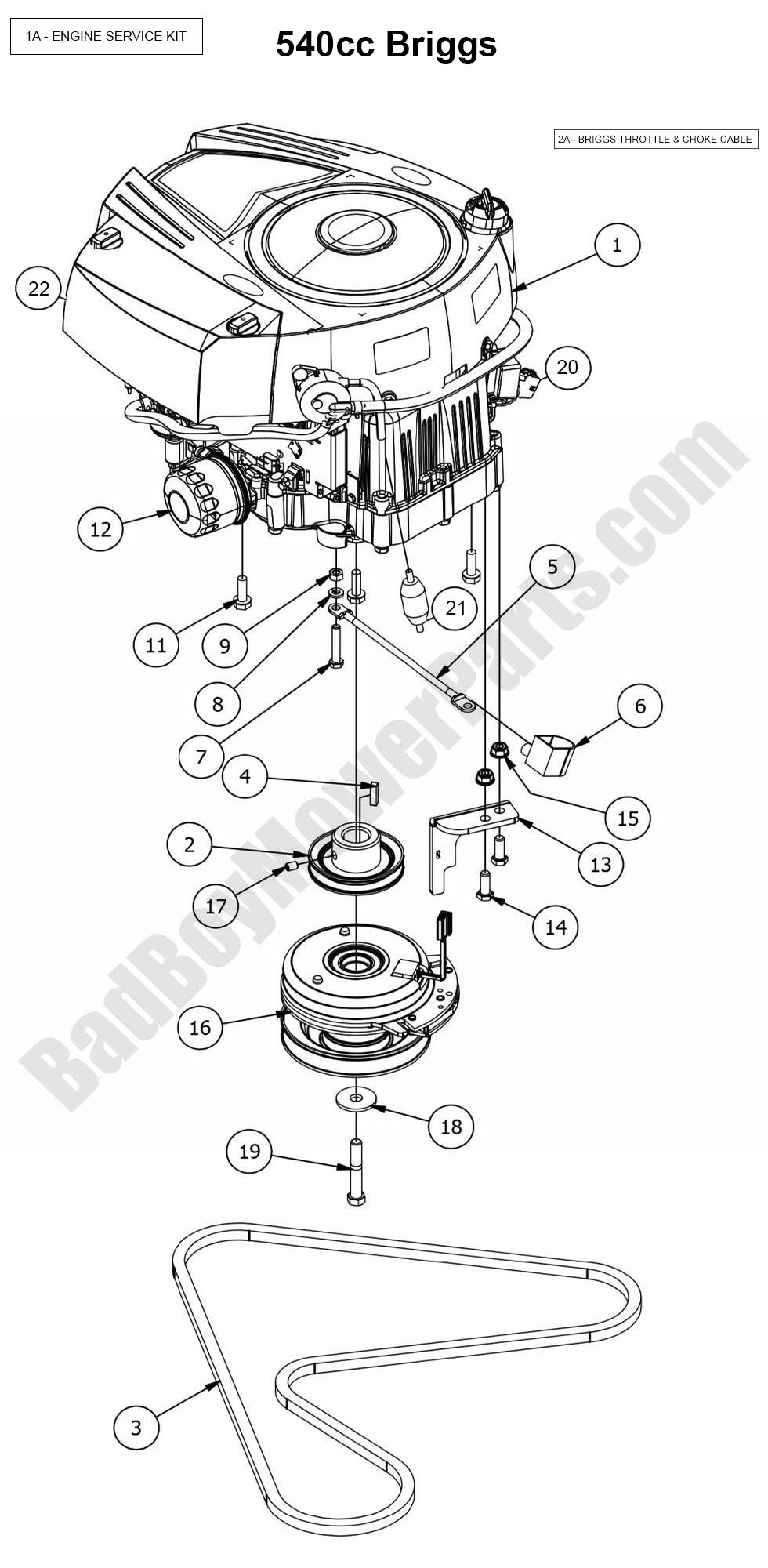 2015 MZ - Engine - Briggs 540