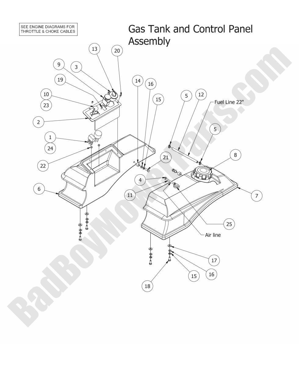 2015 MZ - Gas Tank & Control Panel