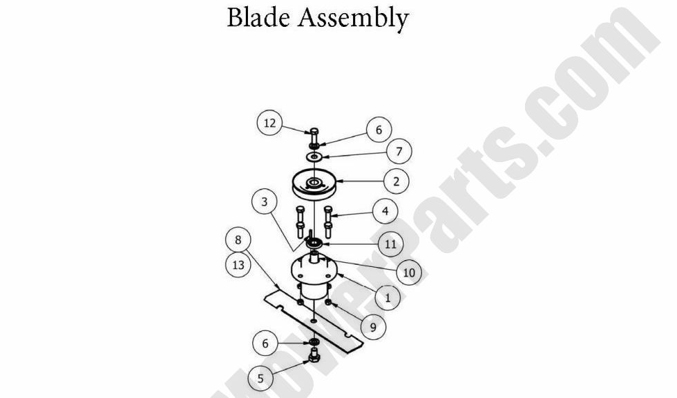 2013 MZ Magnum - Blade Assembly
