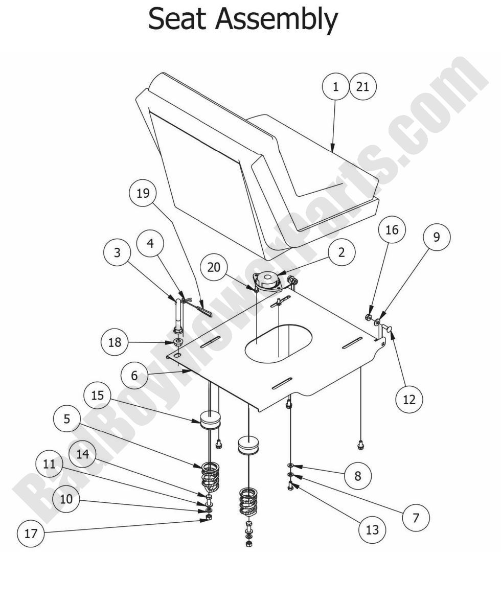 2015 MZ Magnum - Seat Assembly