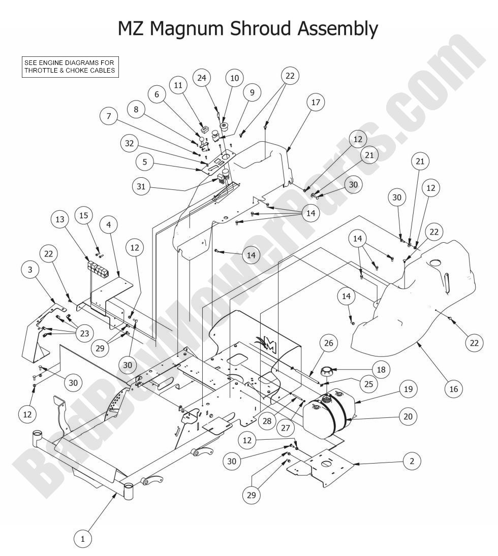 2015 MZ Magnum - Shroud Assembly