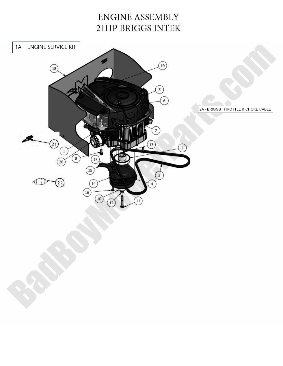 2010 MZ - Engine - Briggs Intek 21HP
