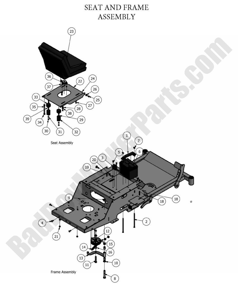 2010 MZ - Seat Assembly