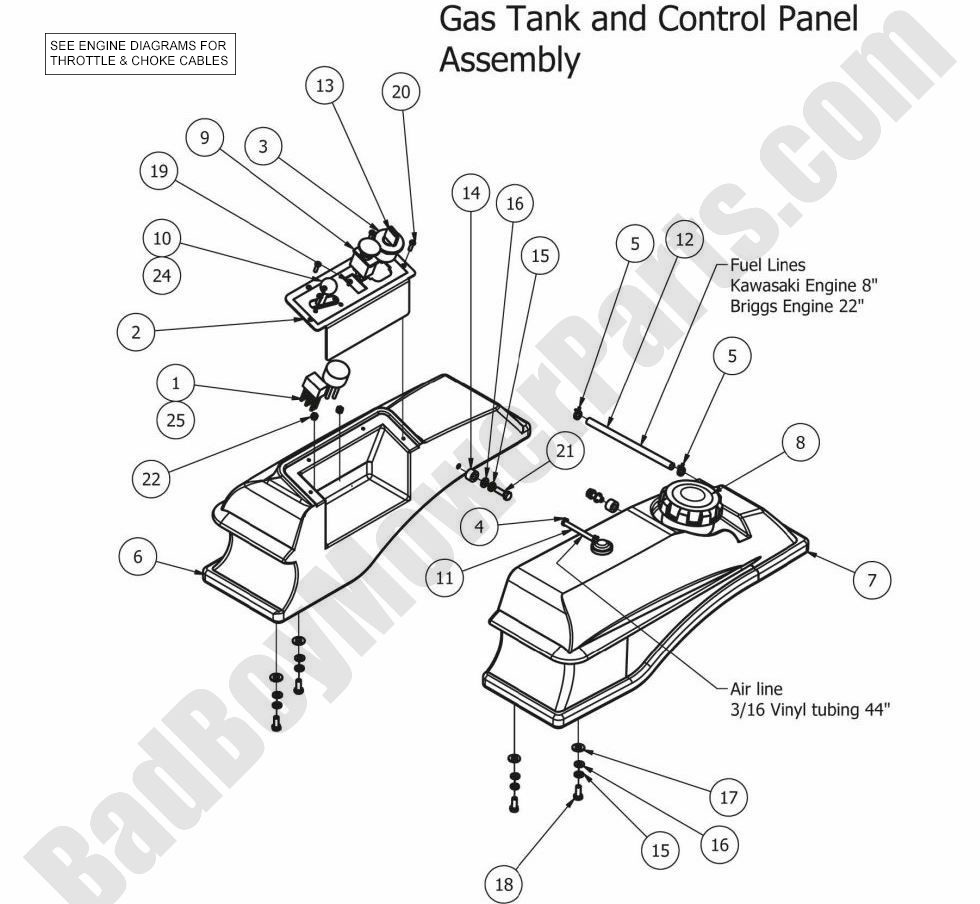 2012 MZ - Fuel Tank & Controls
