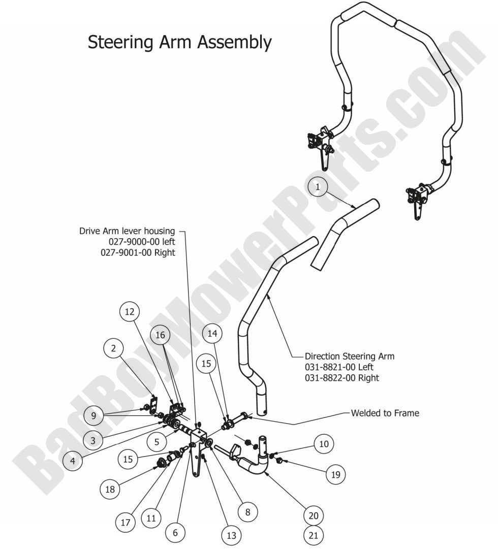 2012 MZ Steering Arm