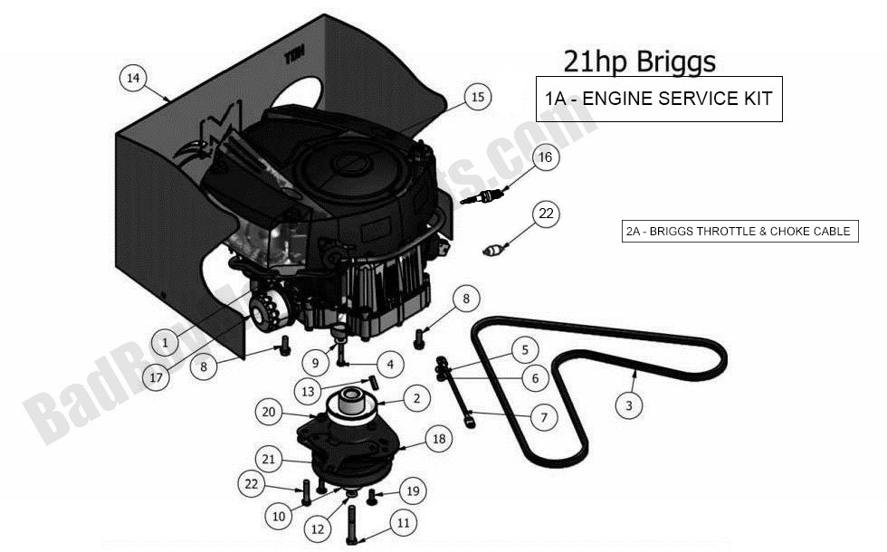 2011 MZ - Engine - Briggs 21HP
