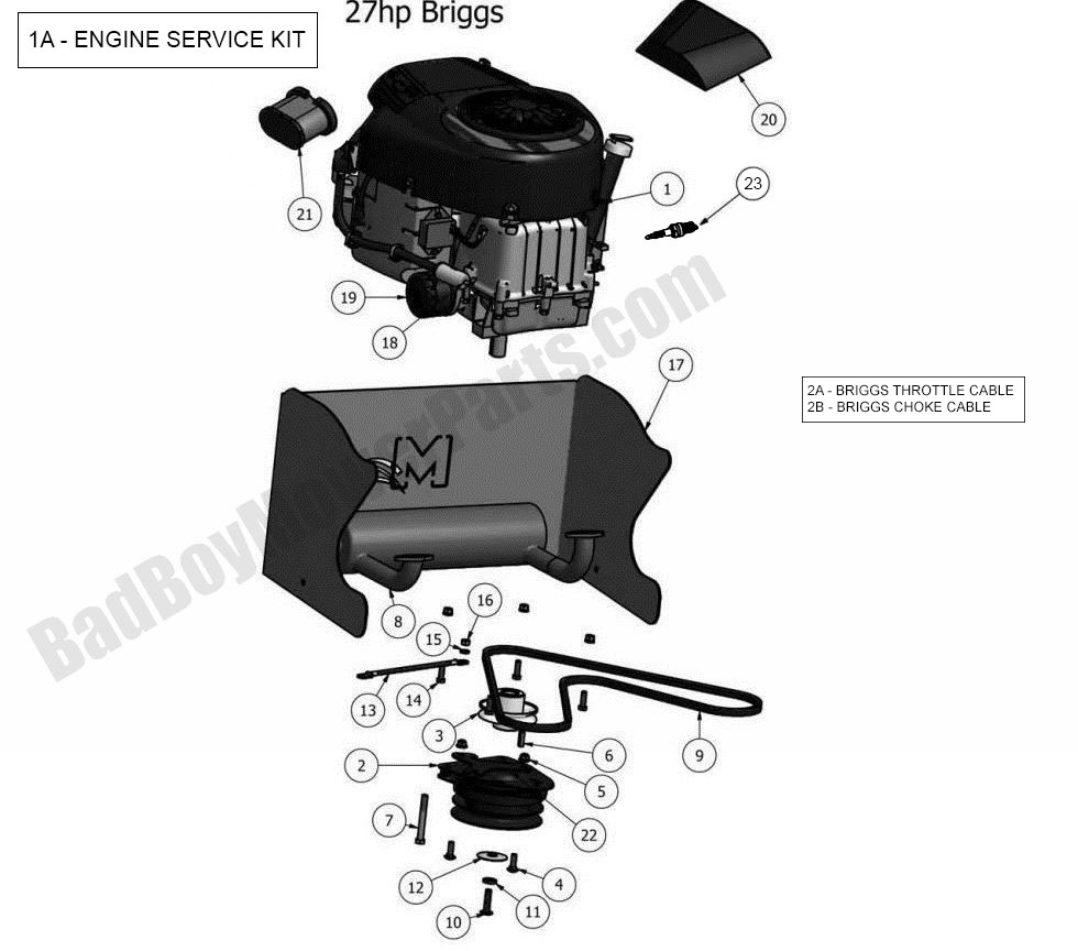 2011 MZ - Engine - Briggs 27HP