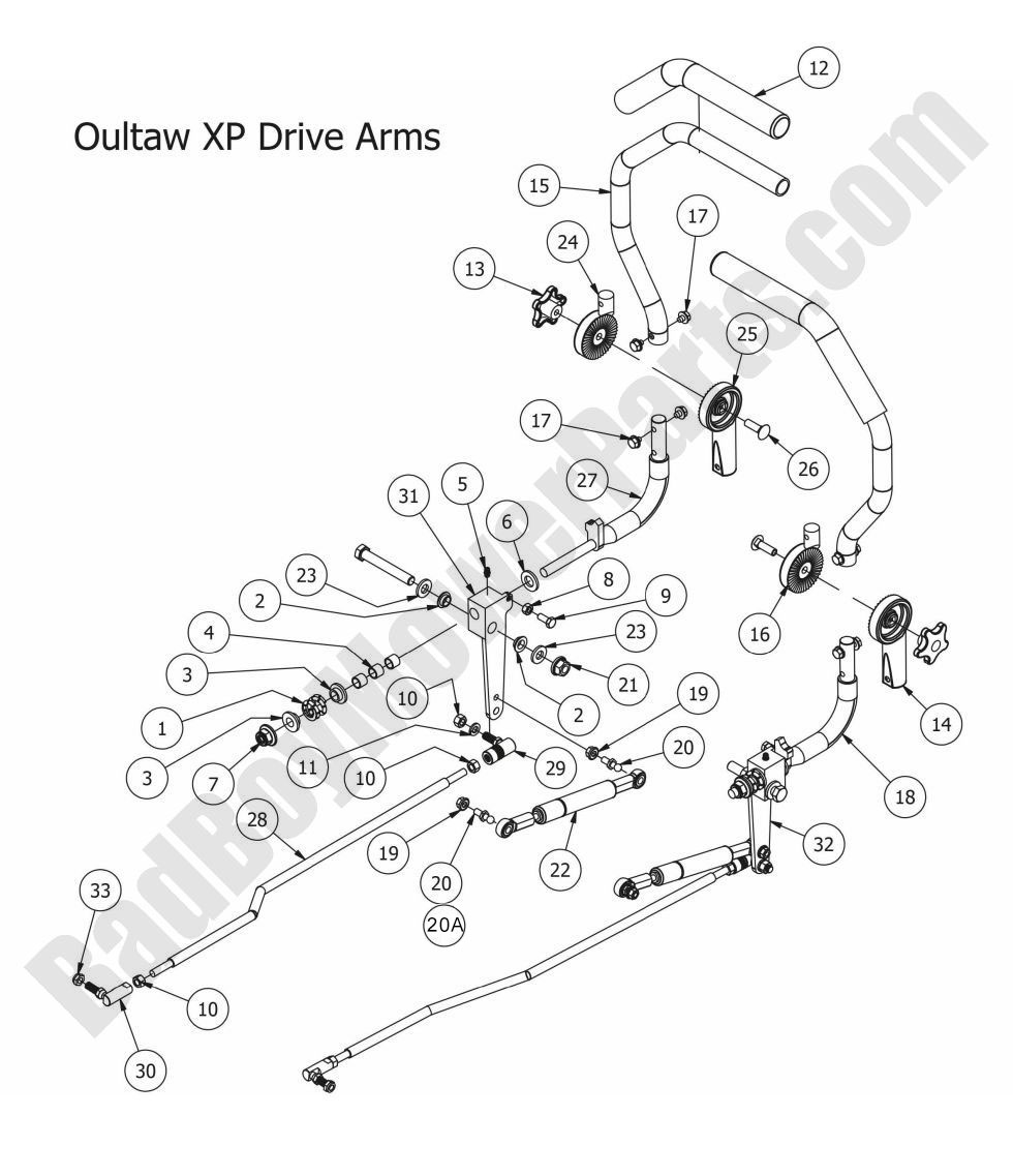 2015 Outlaw XP - Drive Arms