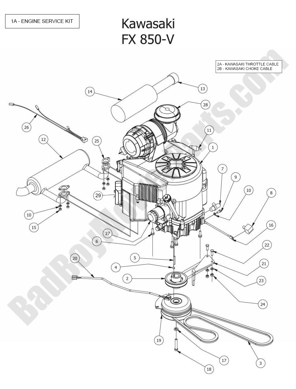 2015 Outlaw XP - Engine - Kawasaki FX850