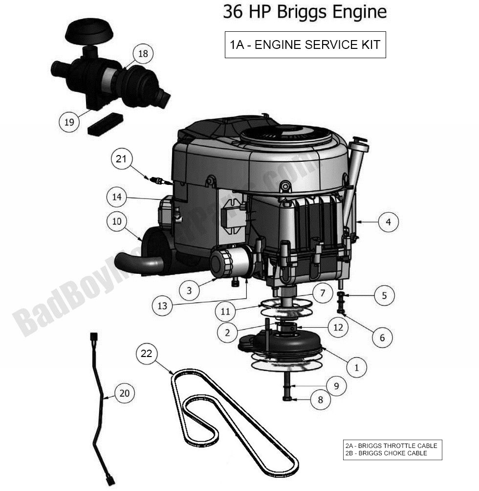 2011 Outlaw & Outlaw Extreme - Engine - Briggs 36HP