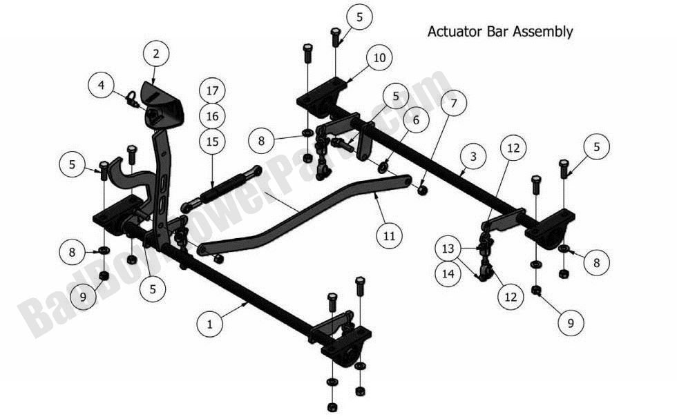 2011 Outlaw & Outlaw Extreme - Actuator Bar