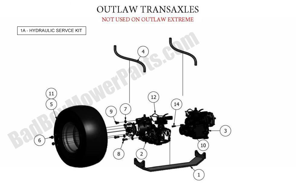 2011 Outlaw & Outlaw Extreme Transaxle (Outlaw)