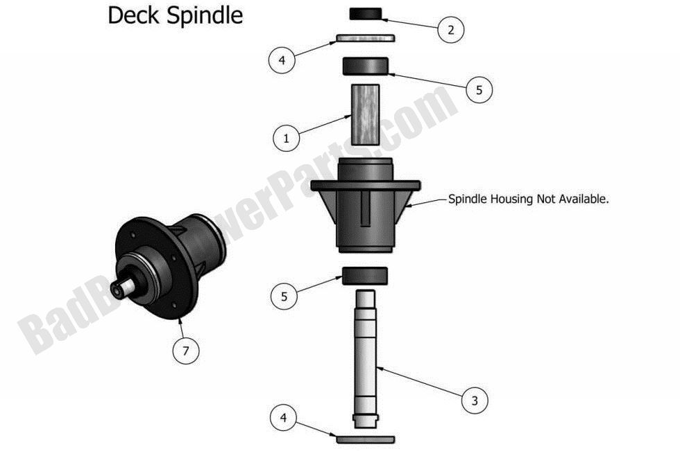 2011 Outlaw & Outlaw Extreme - Deck Spindle