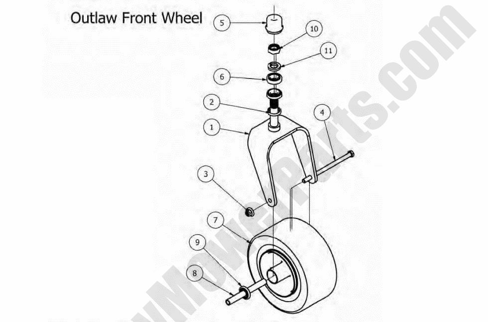 2012 Outlaw & Outlaw Extreme Front Wheel