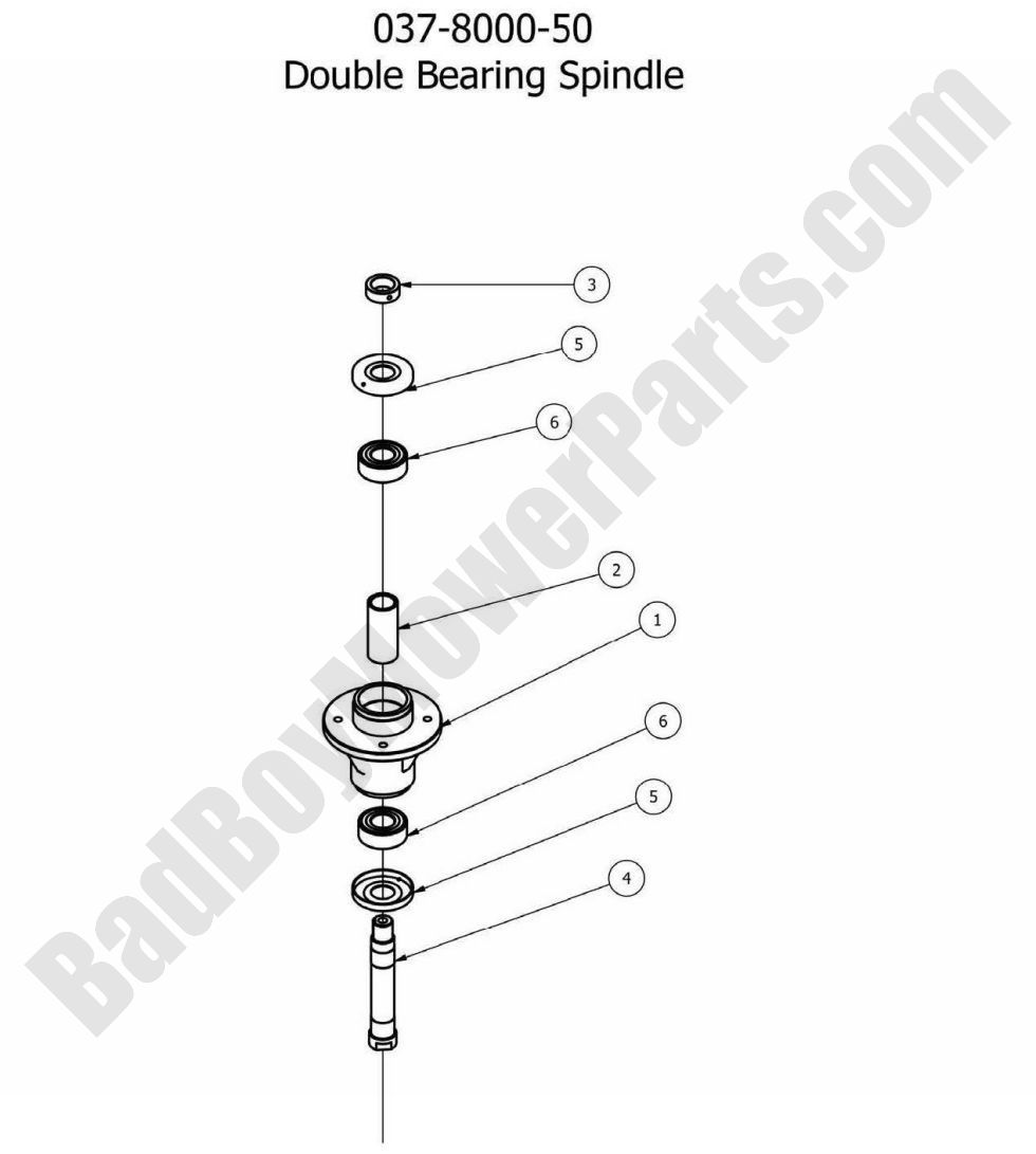 2012 Stand-On Spindle Assembly