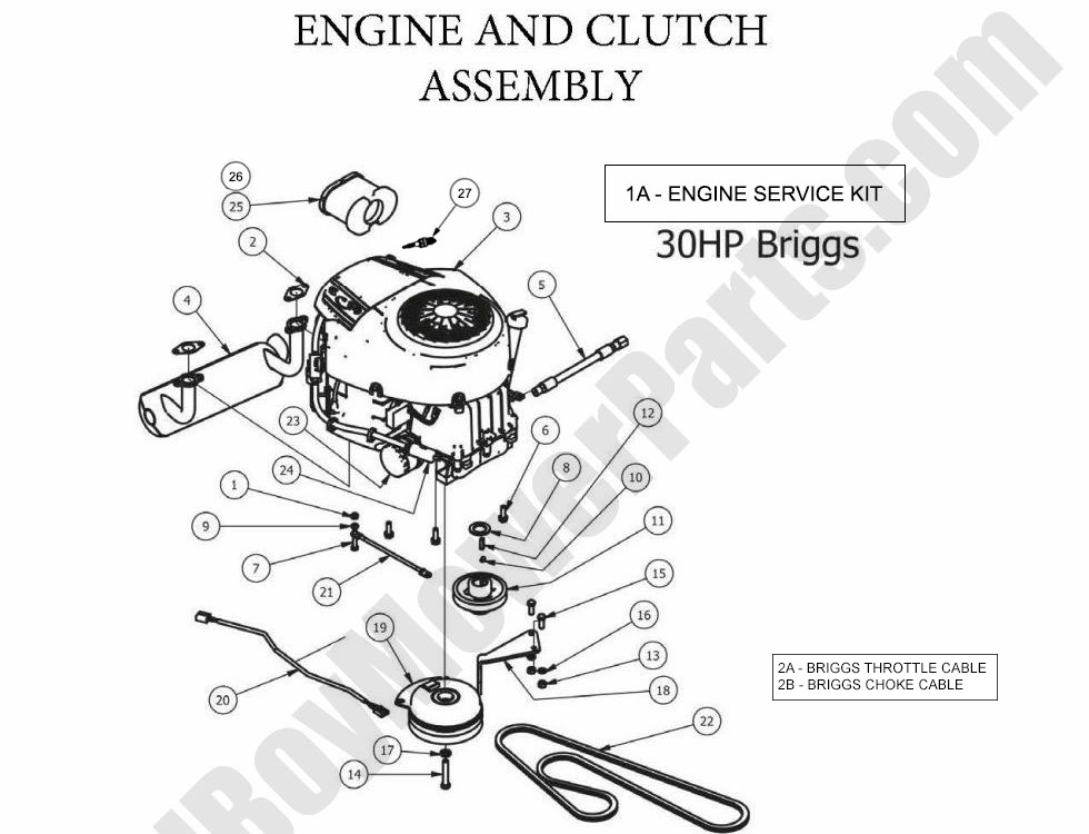 2013 Outlaw & Outlaw Extreme - Engine - Briggs 30HP