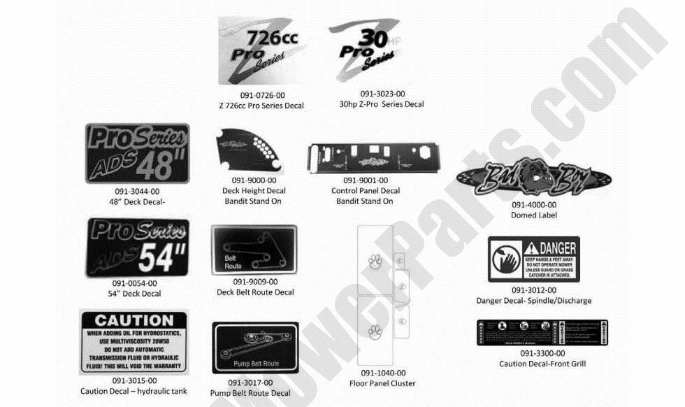 2012 Stand-On - Decals