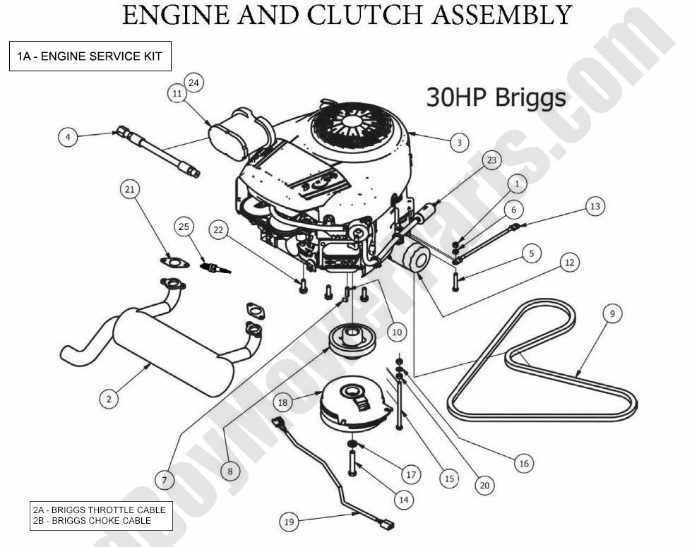 2013 Stand-On - Engine - Briggs 30HP