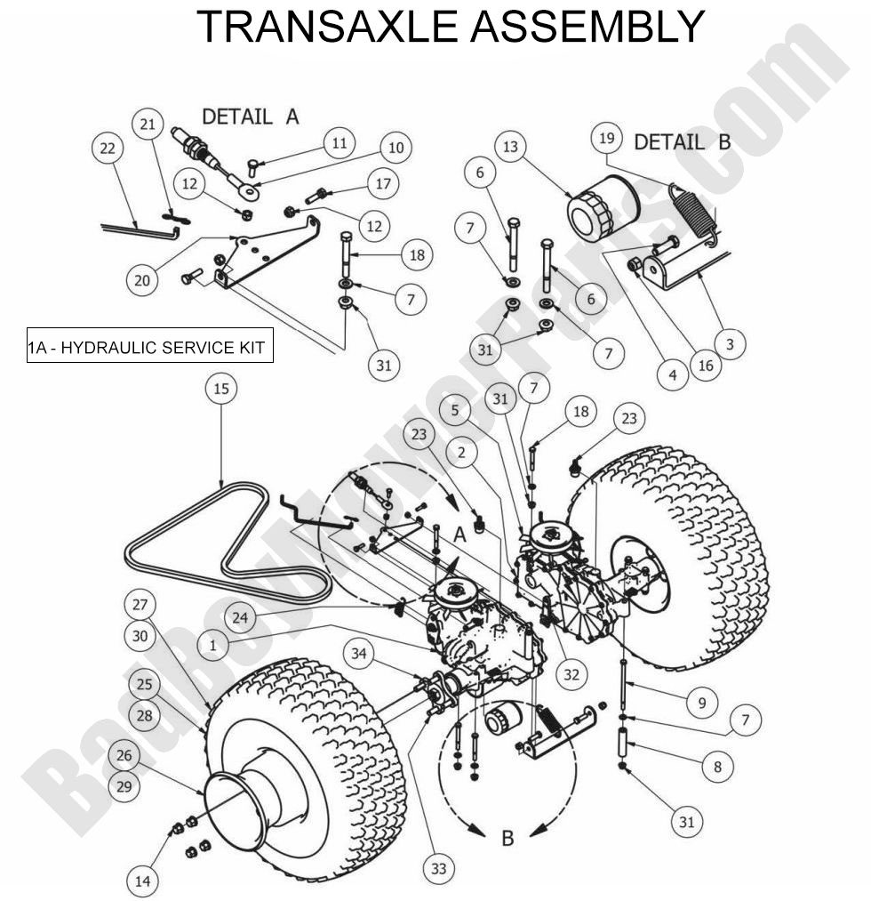 2013 Stand-On Transaxle