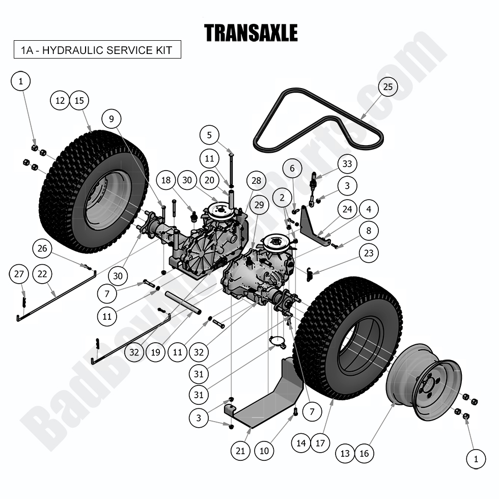 2018 Walk Behind - Transaxle