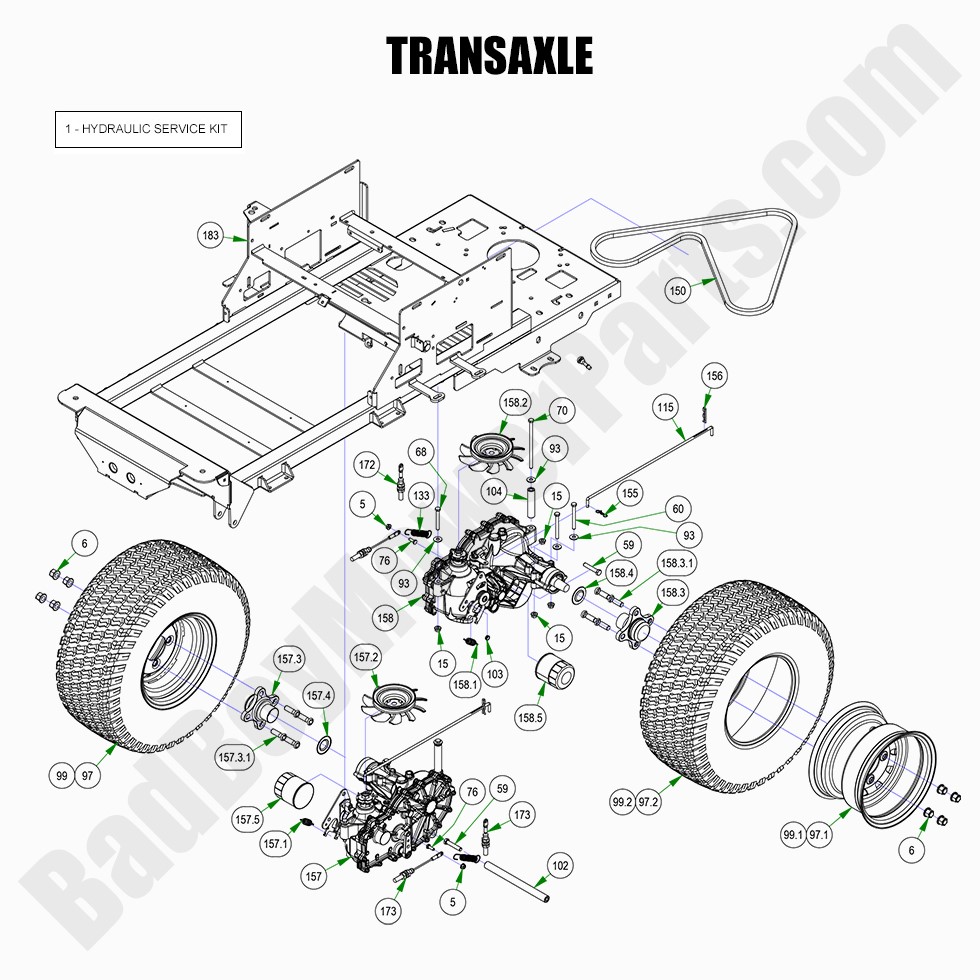 2022 ZT Elite - Transaxle