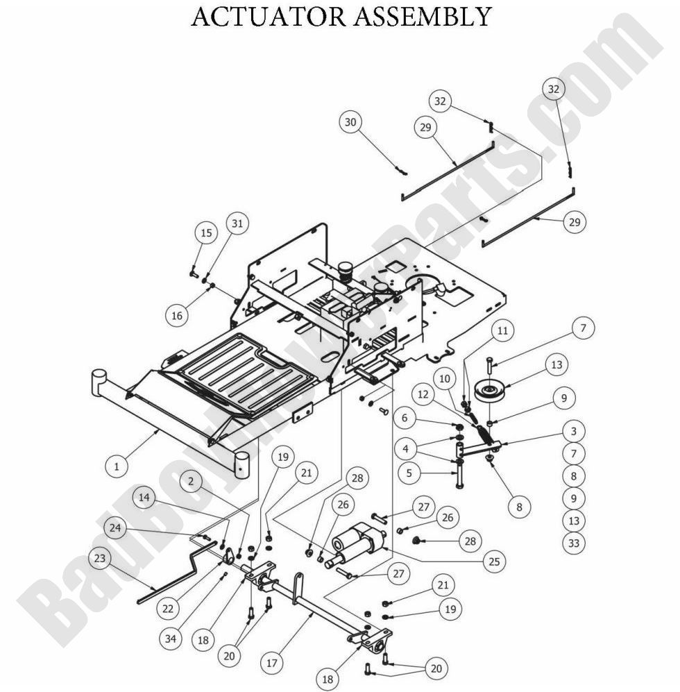 2013 ZT Elite - Actuator