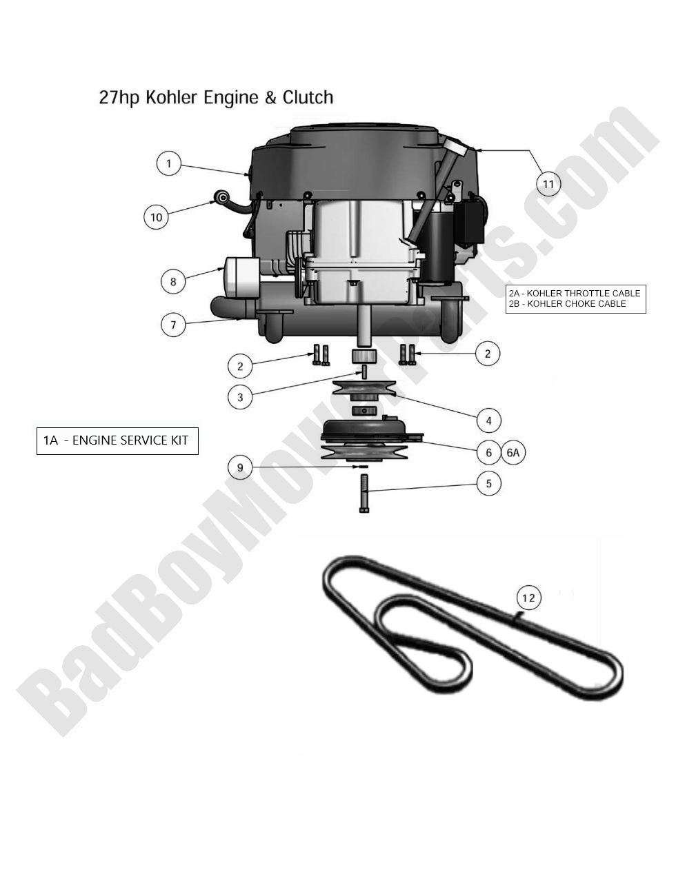 2010 ZT - Engine -  Kohler 27HP