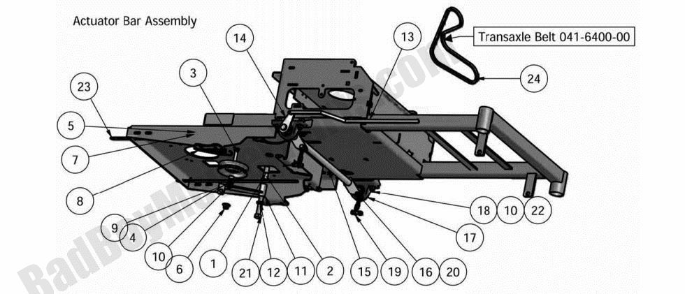 2011 ZT - Actuator Bar