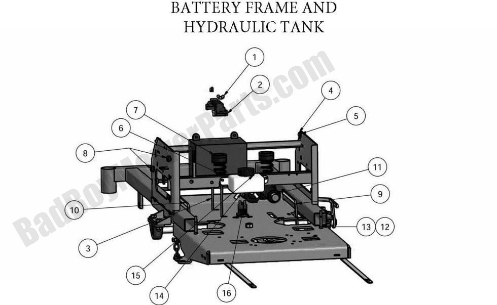 2011 ZT - Battery & Hydraulic Tank