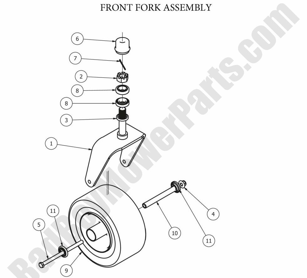 2012 ZT - Front Fork Assembly